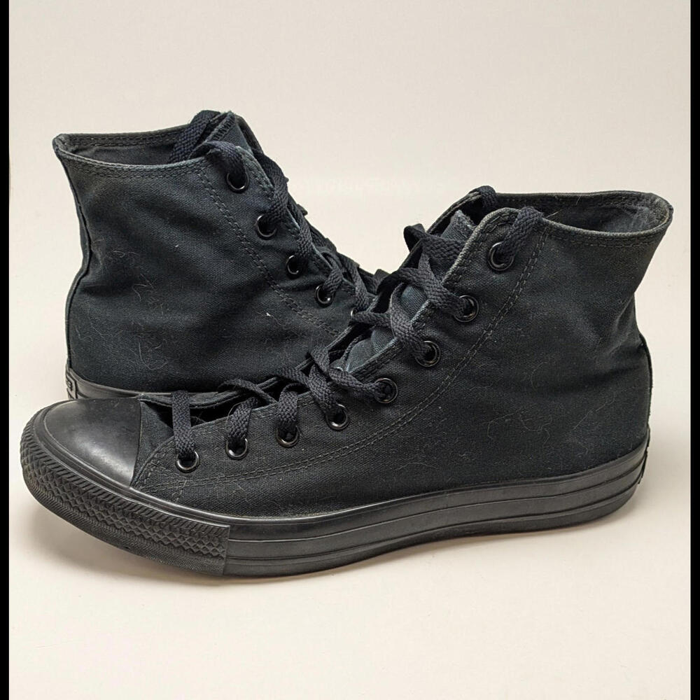 Converse Black High-Top Athletic Sneakers